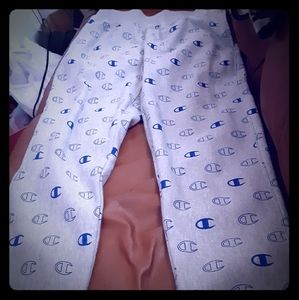 Large champion sweatpants